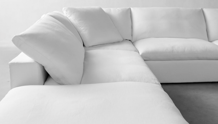 sofa blanco diseño